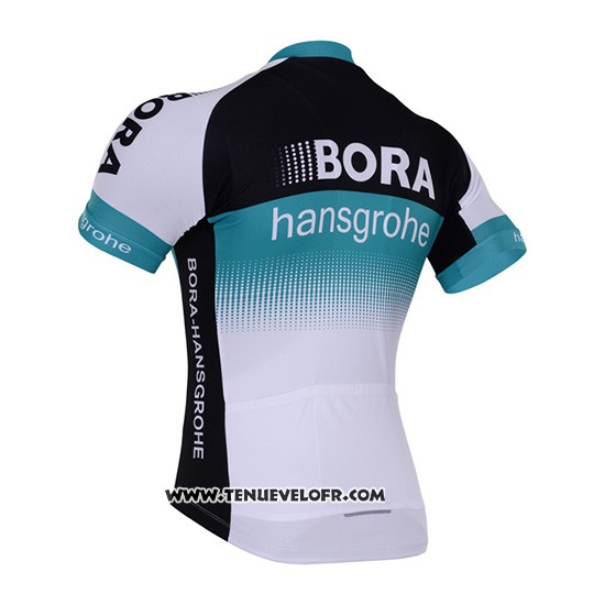 2017 Maillot Ciclismo Bora Profond Blanc Manches Courtes et Cuissard